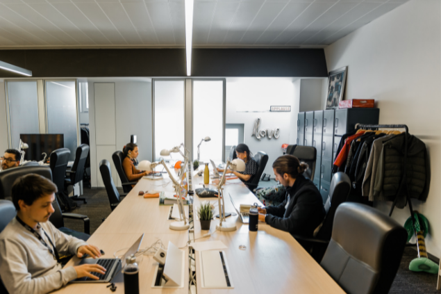 Wise Pirates office with workers